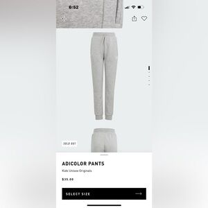 SET Boys adidas sweatpants and sweatshirt set